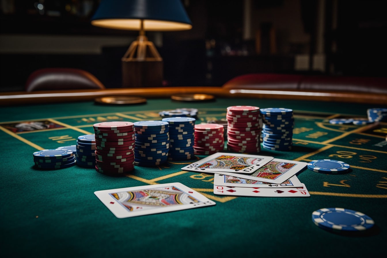 Poker chips stack jpg